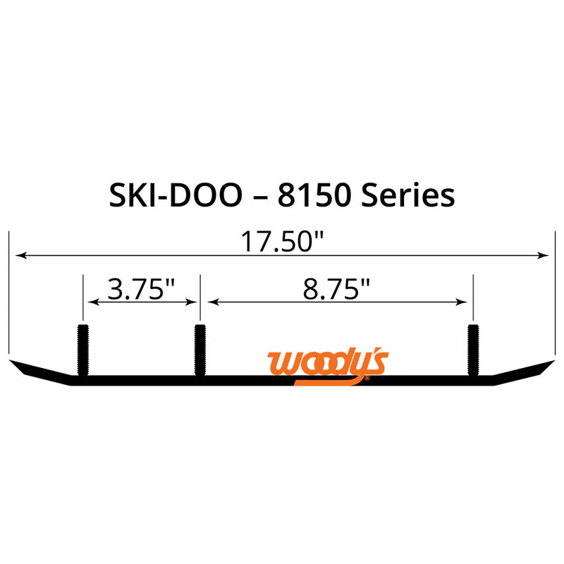 Top-Stock Hardweld Ski-Doo (8150) Woody's Carbides