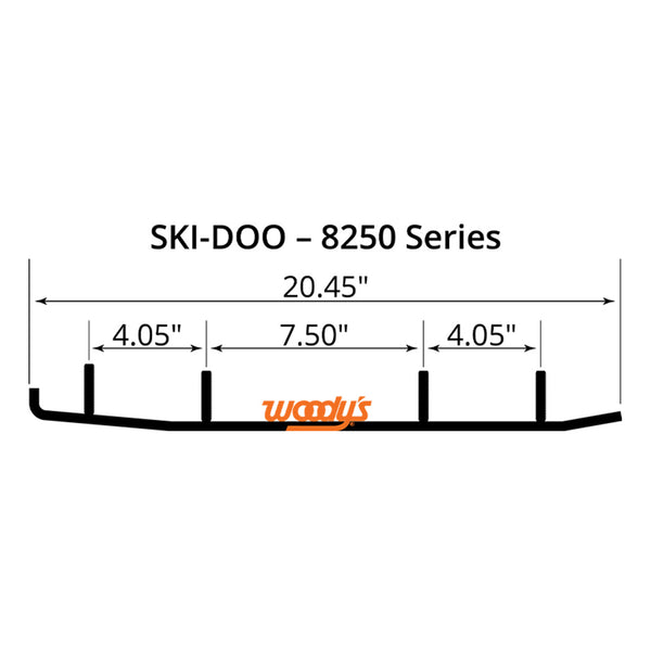 Top-Stock Hardweld Ski-Doo (8250) Woody's Carbides