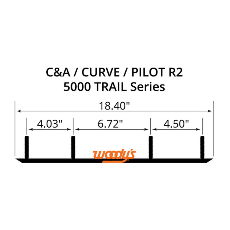 Top-Stock Hardweld C&A/Curve/Pilot R2 (5000) Woody's Carbides