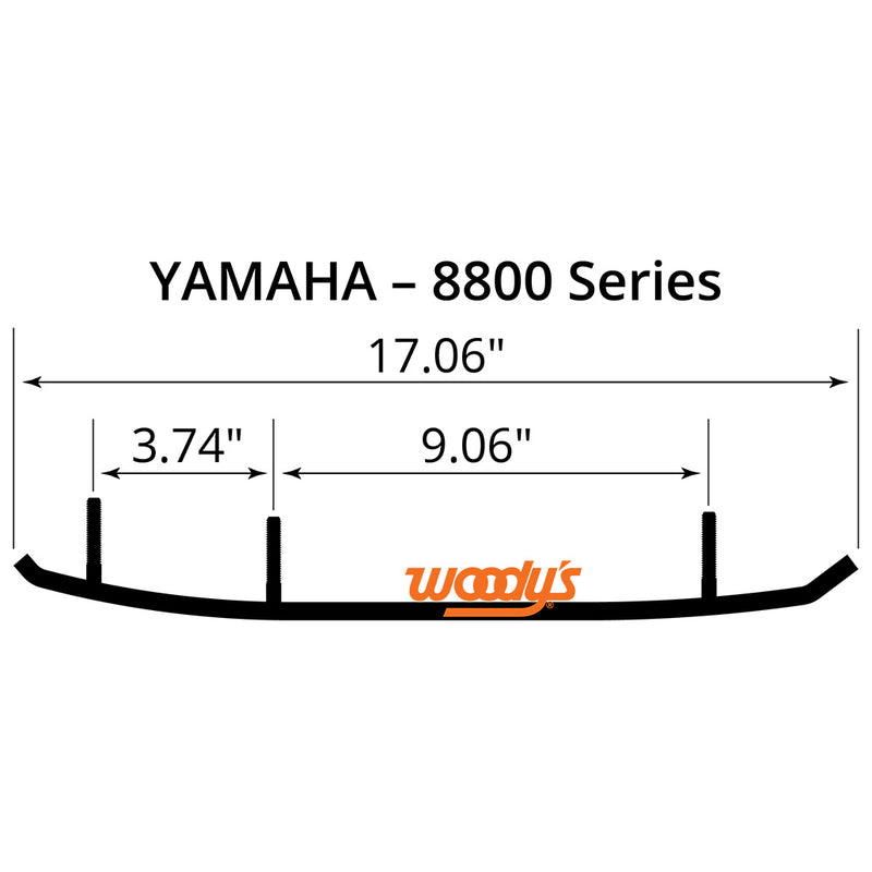Extender Trail III Yamaha (8800) Woody's Carbides