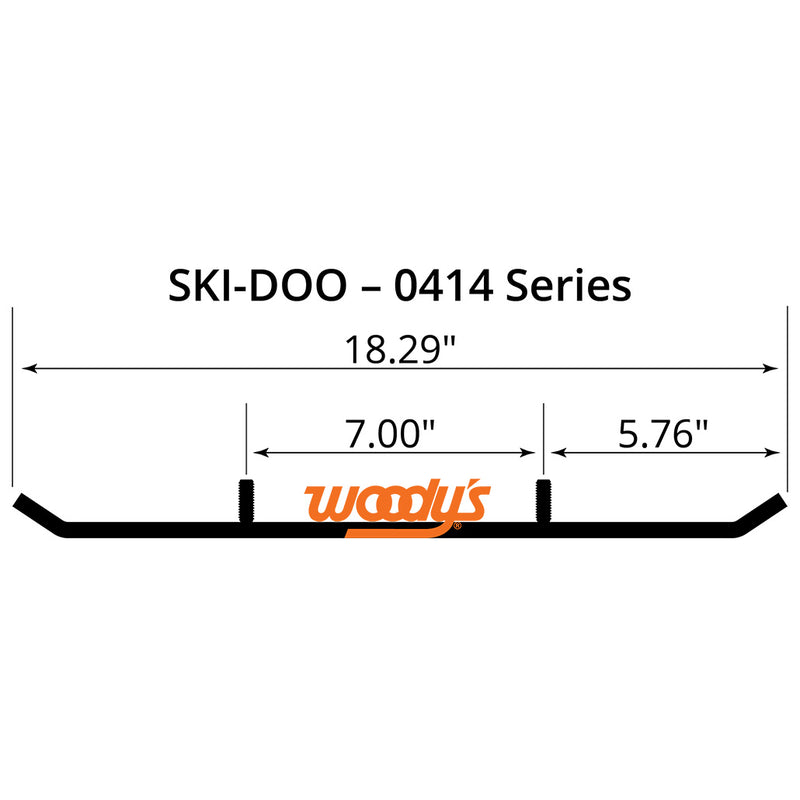 Top-Stock Hardweld Ski-Doo (0414) Woody's Carbides