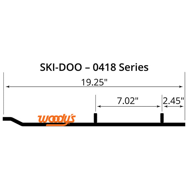 Top-Stock Hardweld Ski-Doo (0418) Woody's Carbides
