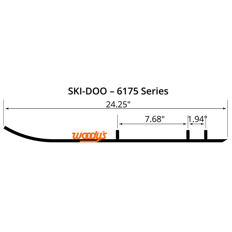 Extender Trail III Ski-Doo (6175) Woody's Carbides