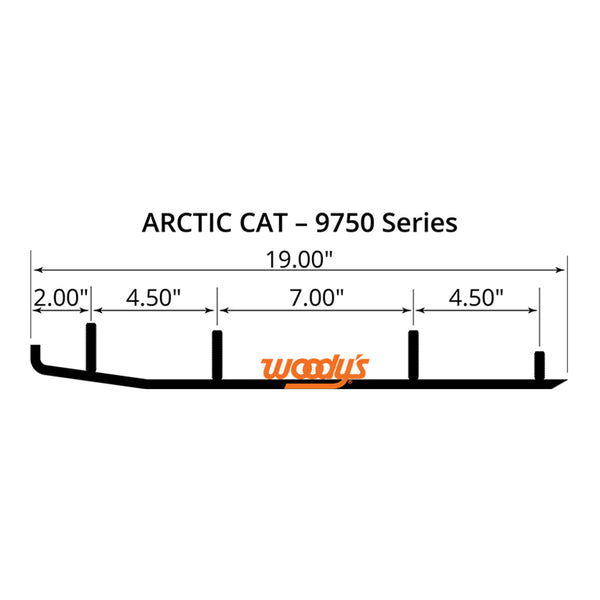 Extender Trail III Arctic Cat (9750) Woody's Carbides
