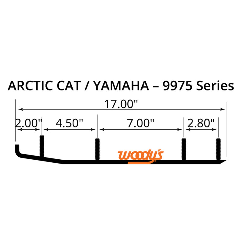 Extender Trail III Arctic Cat/Yamaha (9975) Woody's Carbides