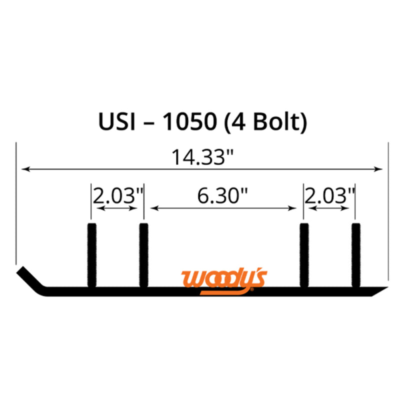 Trail Blazer IV USI (1050 4-Bolt) Woody's Carbides